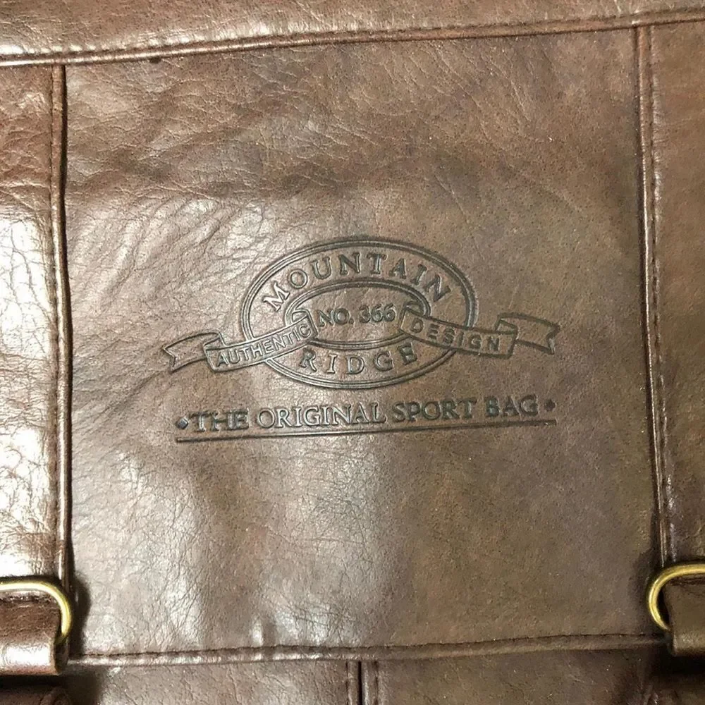 Y2K Vintage Professor Teacher Preppy Academia Brown messenger crossbody book bag